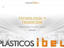 Tablet Screenshot of plasticosibel.com